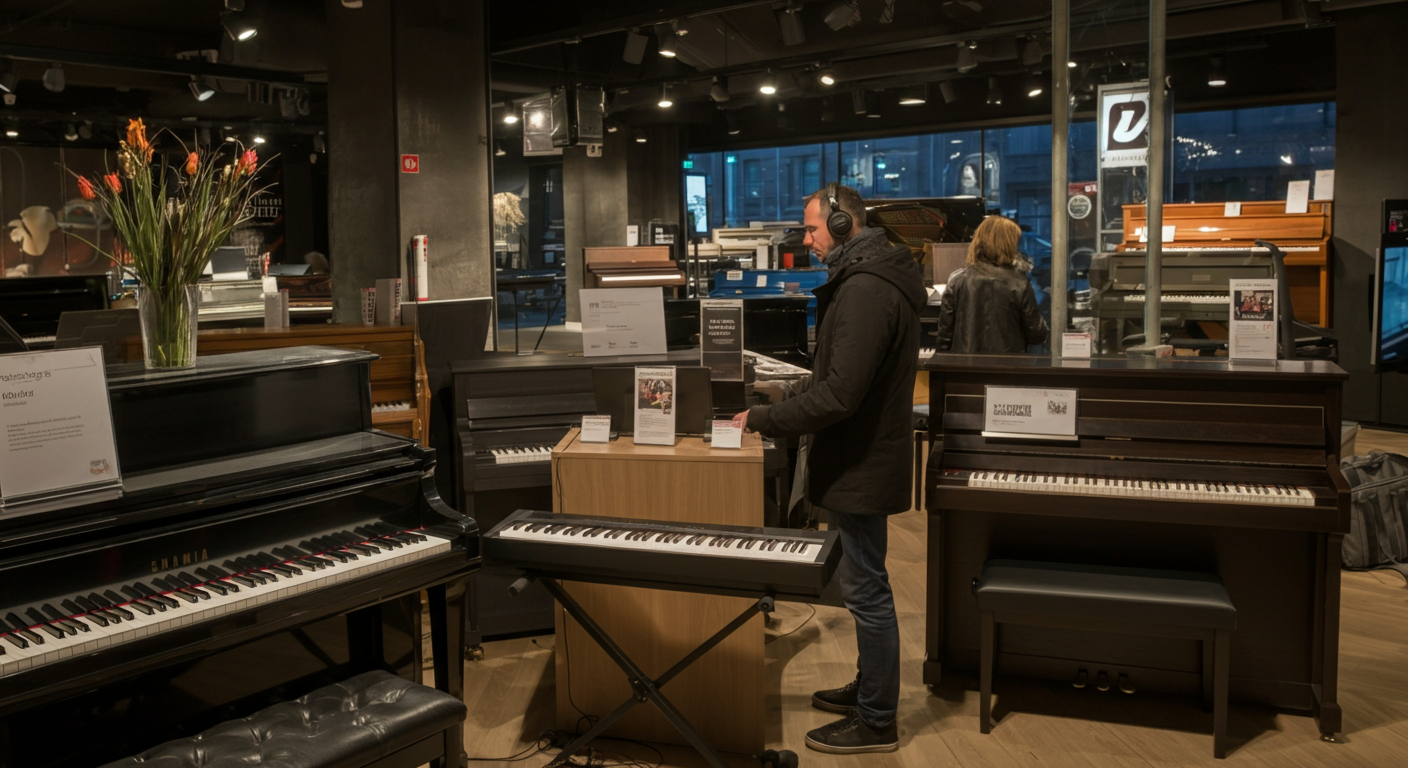 Pianowinkel in Amsterdam Centrum