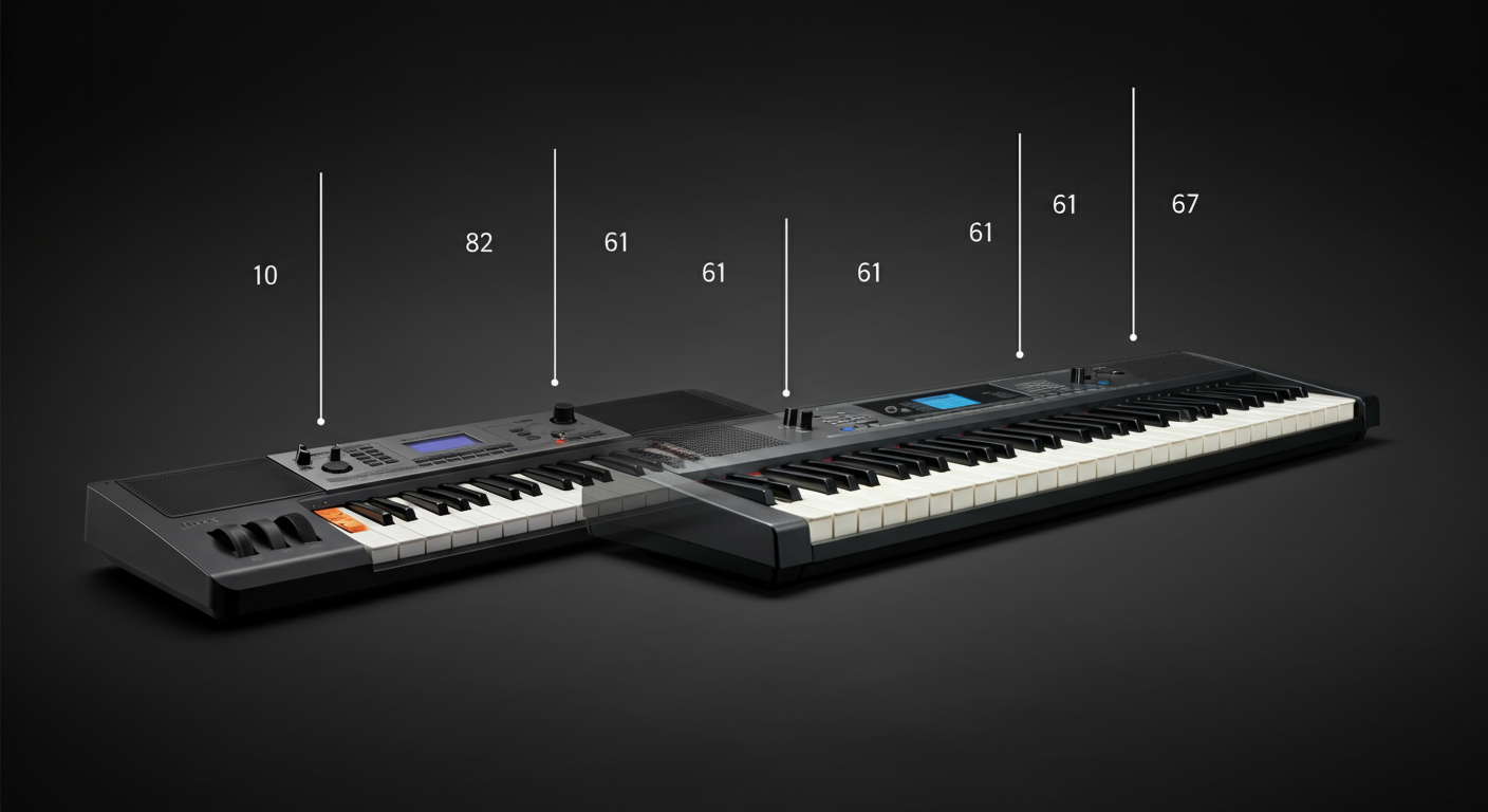 Vergelijking verschillende keyboards voor online pianoles
