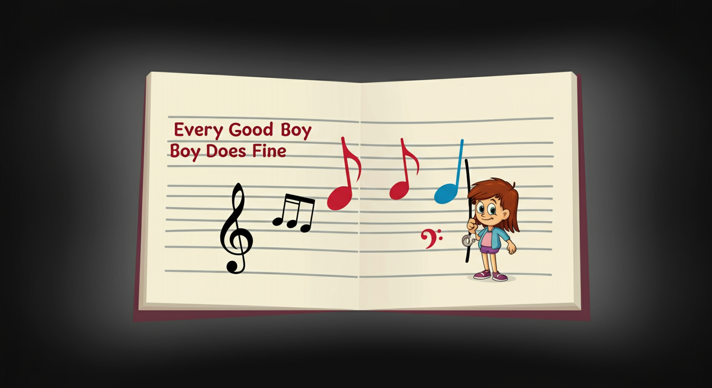 Ezelsbruggetjes voor notennamen